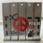 The Walled Off Hotel- Banksy, Wall Section, Original, Limited Edition,