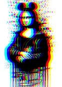 Chris Boyle (b1972) 'Mona Lisa Mouse' 3Dimensional Urban/Street Art Print, AP, COA, 2024