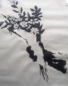 Banksy (b 1974) GDP Pop Up Shop Exhibition, Flower Thrower, Screenprint On Paper, Croydon, 2019