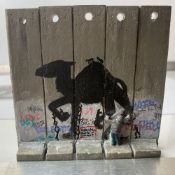 The Walled Off Hotel- Banksy, Wall Section, Original, Limited Edition,
