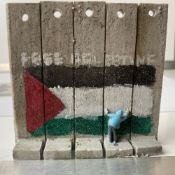 The Walled Off Hotel- Banksy, Wall Section, Original, Limited Edition,