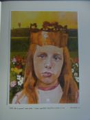 Sir Peter Blake RA Alice Copy of Signed COA (Beatles Sgt Peppers) Limited Edition 500