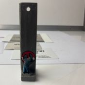 The Walled Off Hotel, Banksy, key Fob Sculpture. Original, Limited Edition,