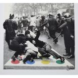 Static (b1969) 'Right Hand Red', Mixed Media, Signed, Editioned, 2009