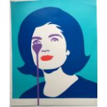 Pure Evil (English 1968) Purple 'Jackie Kennedy In Tears', Screenprint, Signed Numbered Limited