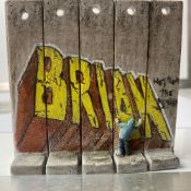 The Walled Off Hotel- Banksy, Wall Section, Original, Limited Edition,