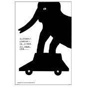David Shrigley OBE (b1968) 'Elephant' 50 x 70cm, Lithograph, 2004