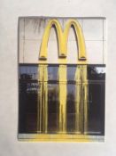 ZEVS (b 1977-) Original 'Liquidated Logos' Postcard from Lazerides Gallery, 2007