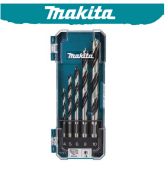 5 Piece Drill Bit Set With Straight Shanks, Suited To Drilling In Wood.