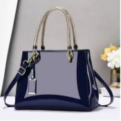 High-End Mirror PU Leather Handbag – Large Capacity Luxury Shoulder & Crossbody Bag