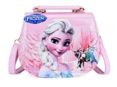 Disney Frozen Elsa Shoulder Bag Kids Crossbody Handbag Kindergarten Pink