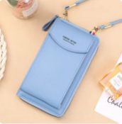 Mobile Phone Bag, Fashionable Large Capacity Double-Layer Wallet, Multifunctional Women's Crossbo...