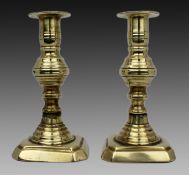 Pair of Antique Brass Candlesticks
