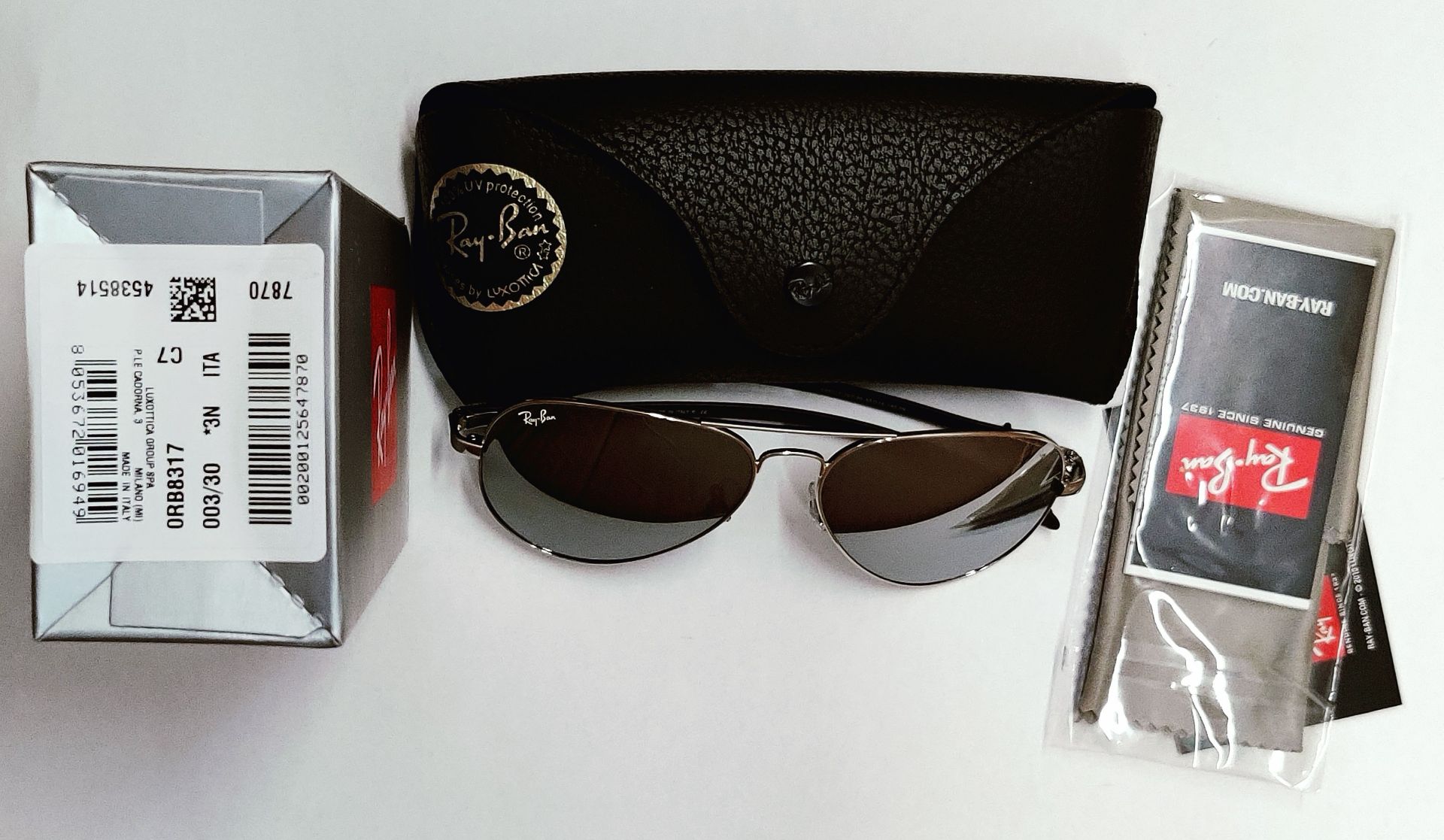 Ray Ban Sunglasses ORB 8317 003/30 *3N - Image 3 of 3