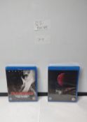 Lot of 2 BlueRay BluRay DVDS. Est £20 - Q2-BOX 85