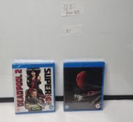 Lot of 2 BlueRay BluRay DVDS. Est £20 - Q2-BOX 85