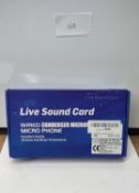 Live Sound Card Wired Condesor Microphone. Est £50 - U2-BOX 71