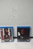 Lot of 2 BlueRay BluRay DVDS. Est £20 - Q2-BOX 85