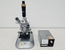 Reichert Austria 347-670 Compound Microscope w/ 3 x Objectives