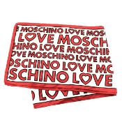 Moschino Silk Scarf 'Love Moschino' Silk Scarf 134x25cm