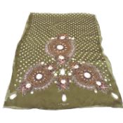 Givenchy Paris Chiffon Large Silk Scarf 193x66cm.