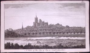 City of Ely Cambridgeshire Rare Georgian Copper Antique Engraving 1776-11
