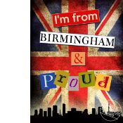 I'm From Birmingham And Proud Metal Wall Art