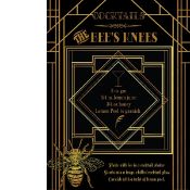 Bees Knees Swinging 1920's American Art Deco Cocktail Large Metal Wall Art