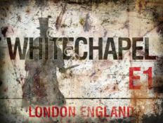 Share London Street Metal Wall Art Jack The Ripper Whitechapel