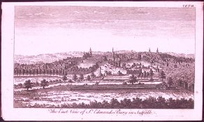 Suffolk St Edmunds Bury Rare 1776 Georgian Copper Plate Antique Engraving -68