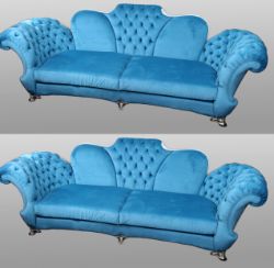 Exceptional Pair of ‘Butterfly’ Sofas by Mantellassi 1926