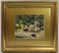 Fine Mid 20th Century Fruit Still Life by John Freeman (Royal Worcester Artist)