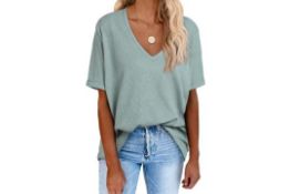 22 x V-Neck Women's Top Assorted Sizes Lb6