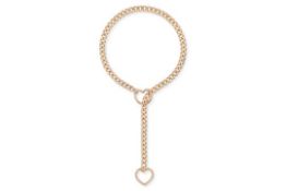 13 x Women's Heart O-ring Slip Chain Necklace L11a