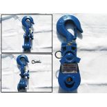2 x 4.1/2" X 4T LIGHTWEIGHT SNATCH BLOCK WITH SWIVEL SHACKLE
