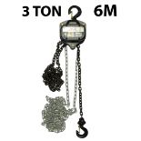 3 TON ACE HAND CHAIN BLOCK WITH 6 METRE HEIGHT OF LIFT