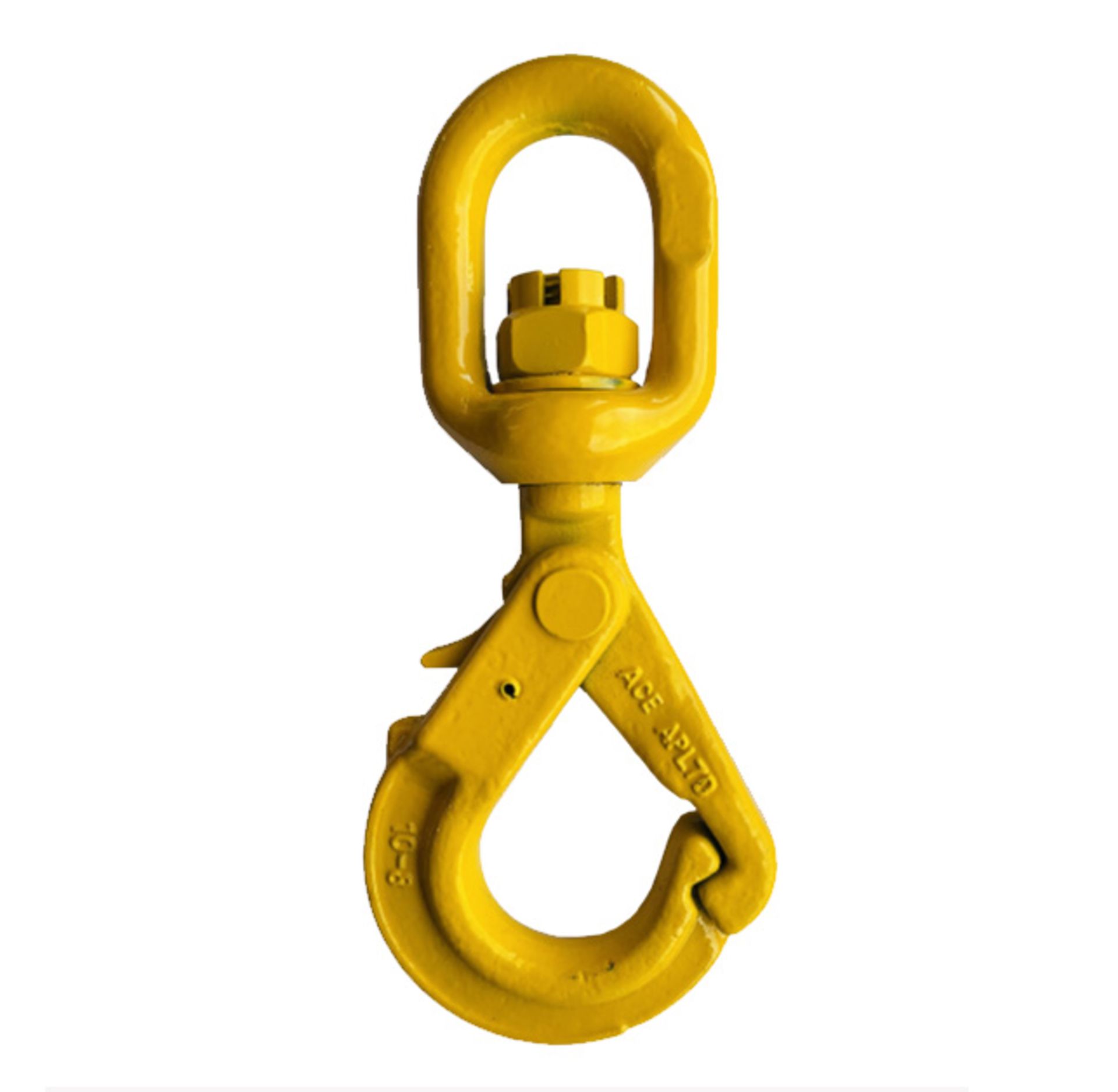 4 X 16MM GRADE 8 SWIVEL SELF LOCKING SAFETY HOOK