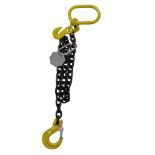 CHAIN SLING: 10MM 1 LEG 2M, CLEVIS SLING HOOK, GRAB HOOK, SWL: 3.15T