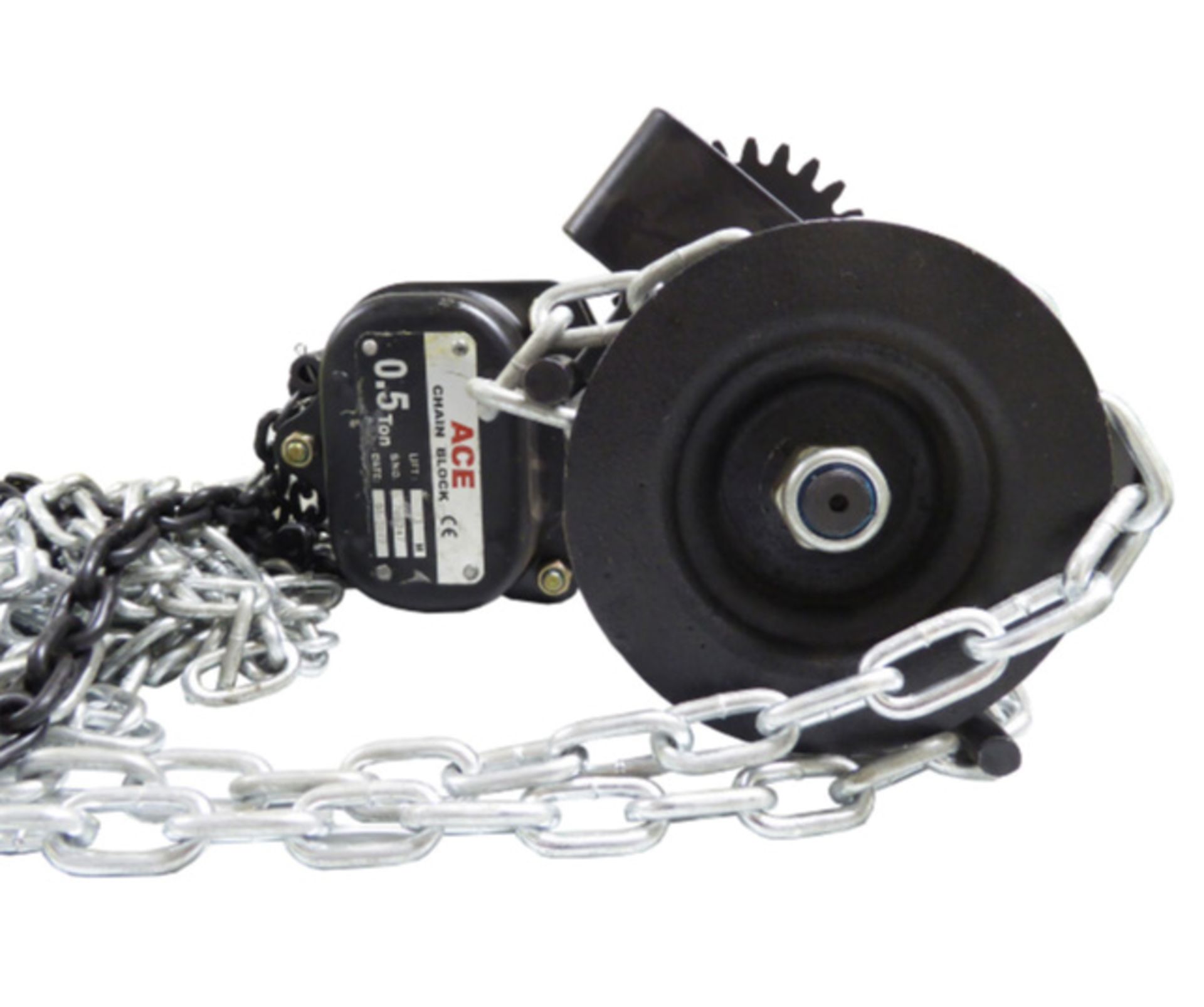 0.5 TON GEARED TROLLEY X 6 METRE HAND CHAIN