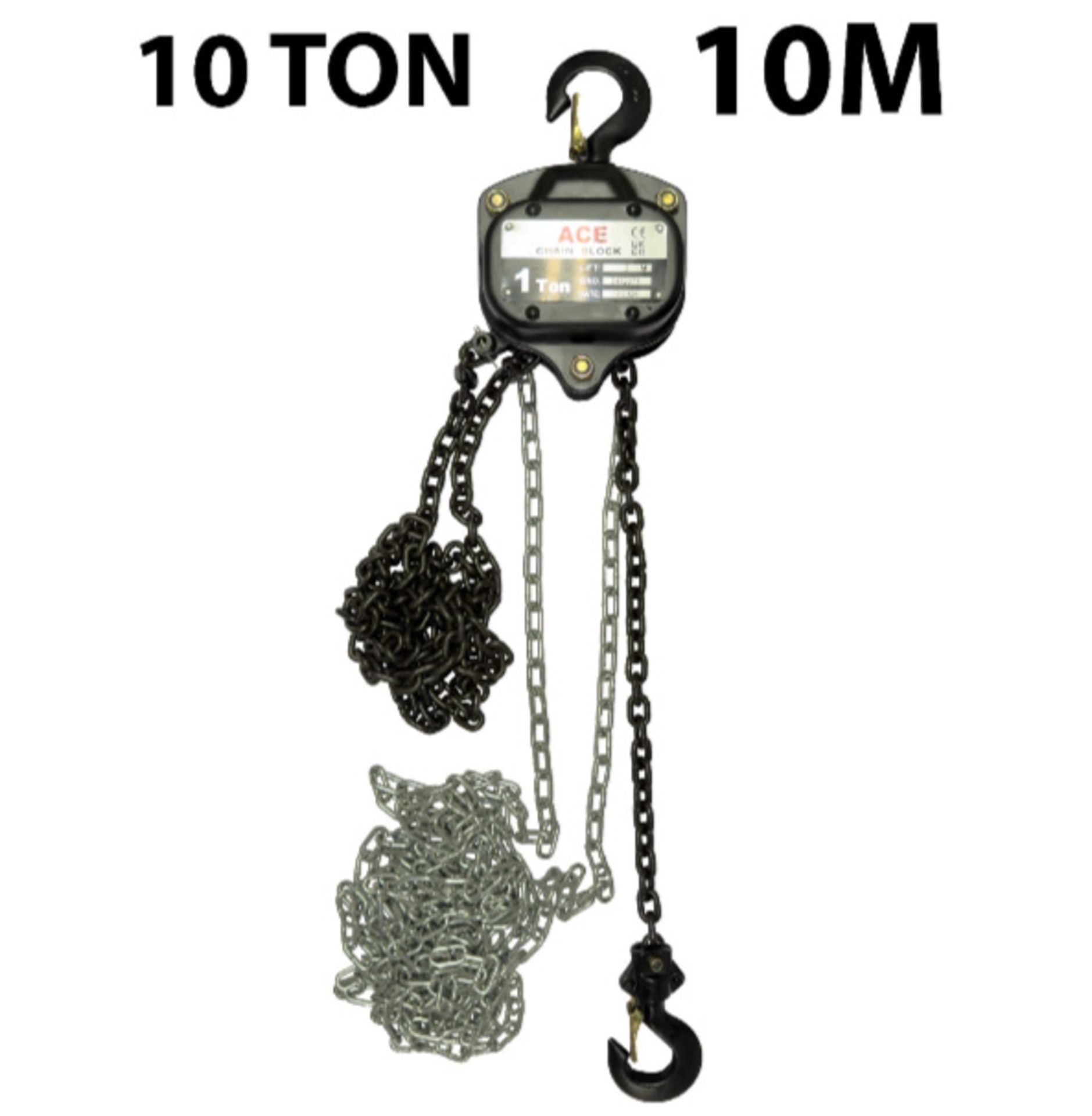 10 TON ACE CHAIN BLOCK WITH 10 METRE HEIGHT OF LIFT