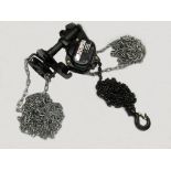 2 TON X 3 METRE COMBINATION CHAIN BLOCK AND GEARED TROLLEY