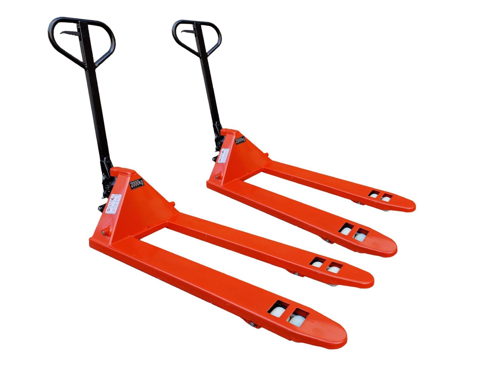2 x 2000kg Pallet Truck With Nylon Wheels