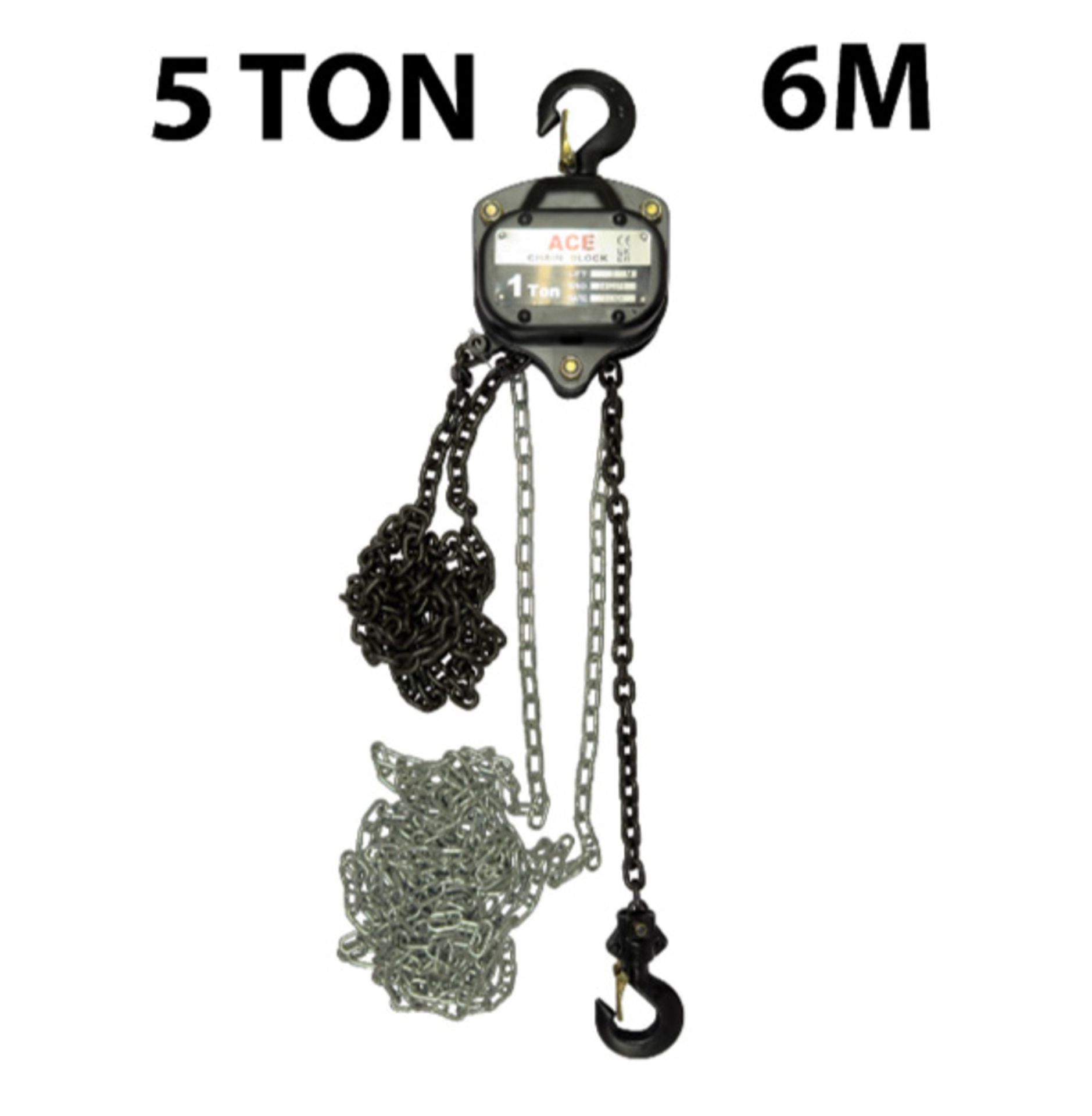 5 TON ACE HAND CHAIN BLOCK WITH 6 METRE HEIGHT OF LIFT