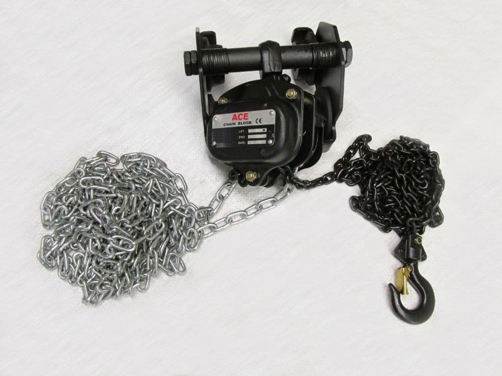 3 TON X 3 METRE COMBINATION CHAIN BLOCK AND PUSH TROLLEY