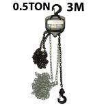 0.5 Ton Ace Hand Chain Block With 3 Metre Height of Lift