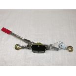 2 X 2000KG HAND POWER PULLER WITH DOUBLE WHEEL SWITCH