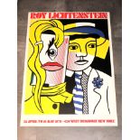 Roy Lichtenstein - ' Stepping Out' Offset Lithograph.