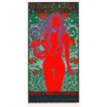Nick Cave and The Bad Seeds US Tour Poster 2014 Hand Signed 'Nick Cave'