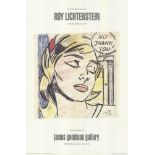 Roy Lichtenstein 'Study For No Thank You' 1984. Certificate of Provenance.