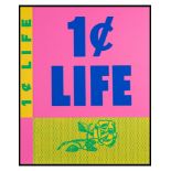 Roy Lichtenstein Original Screenpprint Hard Cover For One Cent Life 1964